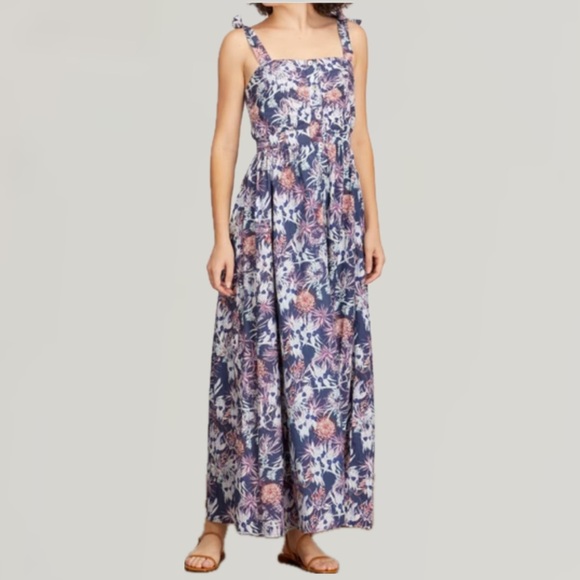 Chufy Dusty Maxi Dress in Yindi Blue - Picture 1 of 4